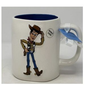 NEW Rae Dunn Disney Pixar Double Sided Howdy Woody Toy Story Mug